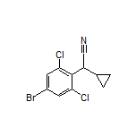 2-(4-Bromo-2,6-dichlorophenyl)-2-cyclopropylacetonitrile