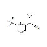 2-Cyclopropyl-2-[6-(trifluoromethyl)-2-pyridyl]acetonitrile