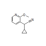 2-Cyclopropyl-2-(2-methoxypyridin-3-yl)acetonitrile