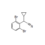 2-Cyclopropyl-2-(2,6-dibromophenyl)acetonitrile