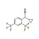 2-[2,4-Bis(trifluoromethyl)phenyl]-2-cyclopropylacetonitrile