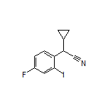 2-Cyclopropyl-2-(4-fluoro-2-iodophenyl)acetonitrile