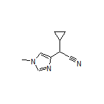 2-Cyclopropyl-2-(1-methyl-4-imidazolyl)acetonitrile