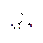 2-Cyclopropyl-2-(1-methyl-5-imidazolyl)acetonitrile