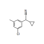 2-(3-Chloro-5-methylphenyl)-2-cyclopropylacetonitrile