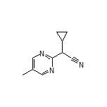 2-Cyclopropyl-2-(5-methylpyrimidin-2-yl)acetonitrile