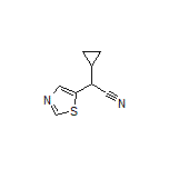 2-Cyclopropyl-2-(5-thiazolyl)acetonitrile