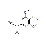 2-Cyclopropyl-2-(3,4,5-trimethoxyphenyl)acetonitrile