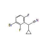 2-(3-Bromo-2,6-difluorophenyl)-2-cyclopropylacetonitrile