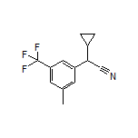 2-Cyclopropyl-2-[3-methyl-5-(trifluoromethyl)phenyl]acetonitrile