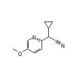 2-Cyclopropyl-2-(5-methoxypyridin-2-yl)acetonitrile