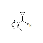 2-Cyclopropyl-2-(3-methylthiophen-2-yl)acetonitrile