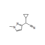 2-Cyclopropyl-2-(1-methyl-3-pyrazolyl)acetonitrile