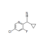 2-(5-Chloro-3-fluoropyridin-2-yl)-2-cyclopropylacetonitrile