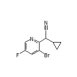 2-(3-Bromo-5-fluoropyridin-2-yl)-2-cyclopropylacetonitrile