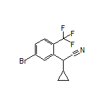 2-[5-Bromo-2-(trifluoromethyl)phenyl]-2-cyclopropylacetonitrile