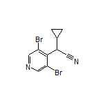 2-Cyclopropyl-2-(3,5-dibromopyridin-4-yl)acetonitrile