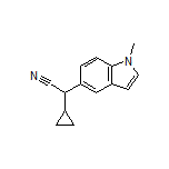 2-Cyclopropyl-2-(1-methyl-5-indolyl)acetonitrile