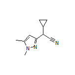 2-Cyclopropyl-2-(1,5-dimethyl-3-pyrazolyl)acetonitrile