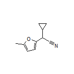 2-Cyclopropyl-2-(5-methylfuran-2-yl)acetonitrile