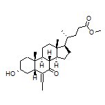 Methyl (R)-4-[(3R,5R,8S,9S,10R,13R,14S,17R)-6-Ethylidene-3-hydroxy-10,13-dimethyl-7-oxohexadecahydro-1H-cyclopenta[a]phenanthren-17-yl]pentanoate