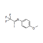 (Z)-2,2,2-Trifluoro-N-(4-methoxyphenyl)acetimidoyl Iodide