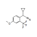 2-Cyclopropyl-2-[4-methoxy-2-(trifluoromethyl)phenyl]acetonitrile