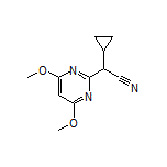 2-Cyclopropyl-2-(4,6-dimethoxypyrimidin-2-yl)acetonitrile