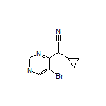 2-(5-Bromopyrimidin-4-yl)-2-cyclopropylacetonitrile