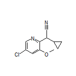 2-(5-Chloro-3-methoxypyridin-2-yl)-2-cyclopropylacetonitrile