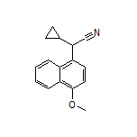 2-Cyclopropyl-2-(4-methoxynaphthalen-1-yl)acetonitrile