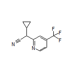 2-Cyclopropyl-2-[4-(trifluoromethyl)-2-pyridyl]acetonitrile