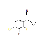 2-(4-Bromo-2,3-difluorophenyl)-2-cyclopropylacetonitrile