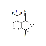 2-[2,6-Bis(trifluoromethyl)phenyl]-2-cyclopropylacetonitrile