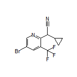 2-[5-Bromo-3-(trifluoromethyl)-2-pyridyl]-2-cyclopropylacetonitrile