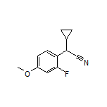 2-Cyclopropyl-2-(2-fluoro-4-methoxyphenyl)acetonitrile