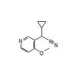 2-Cyclopropyl-2-(4-methoxypyridin-3-yl)acetonitrile