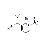 2-[2-Bromo-3-(trifluoromethyl)phenyl]-2-cyclopropylacetonitrile