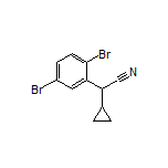 2-Cyclopropyl-2-(2,5-dibromophenyl)acetonitrile