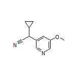 2-Cyclopropyl-2-(5-methoxypyridin-3-yl)acetonitrile