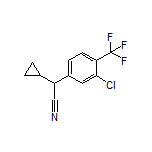 2-[3-Chloro-4-(trifluoromethyl)phenyl]-2-cyclopropylacetonitrile