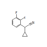 2-Cyclopropyl-2-(3-fluoro-2-iodophenyl)acetonitrile