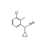 2-(3-Chloro-2-methylphenyl)-2-cyclopropylacetonitrile