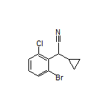 2-(2-Bromo-6-chlorophenyl)-2-cyclopropylacetonitrile