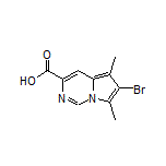 6-Bromo-5,7-dimethylpyrrolo[1,2-c]pyrimidine-3-carboxylic Acid