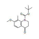 1-Boc-7-methoxy-8-methyl-2,3-dihydroquinolin-4(1H)-one