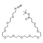 tert-Butyl 1-Azido-3,6,9,12,15,18,21,24,27,30-decaoxatritriacontan-33-oate