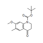 1-Boc-7-methoxy-6-methyl-2,3-dihydroquinolin-4(1H)-one