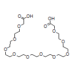 3,6,9,12,15,18,21,24,27,30-Decaoxadotriacontane-1,32-dioic Acid