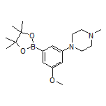 3-Methoxy-5-(4-methyl-1-piperazinyl)phenylboronic Acid Pinacol Ester